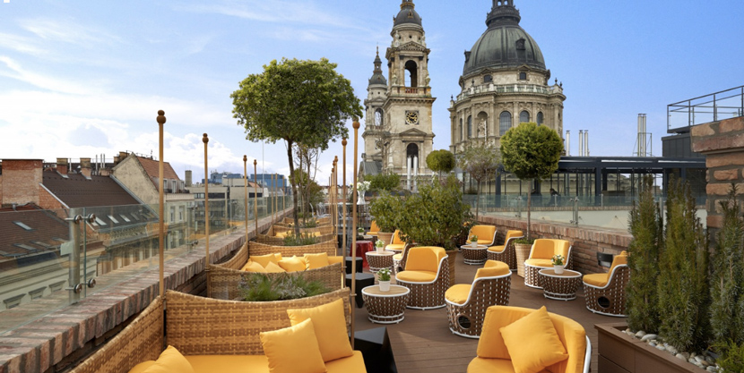 Rooftop Bars and Terraces in Budapest, Aria hotel